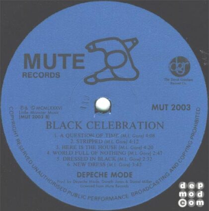 Black Celebration 6