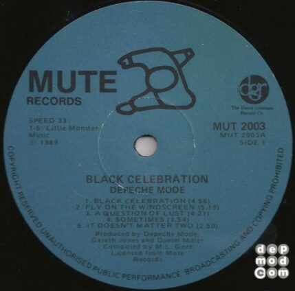 Black Celebration 1