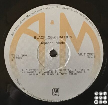 Black Celebration 6