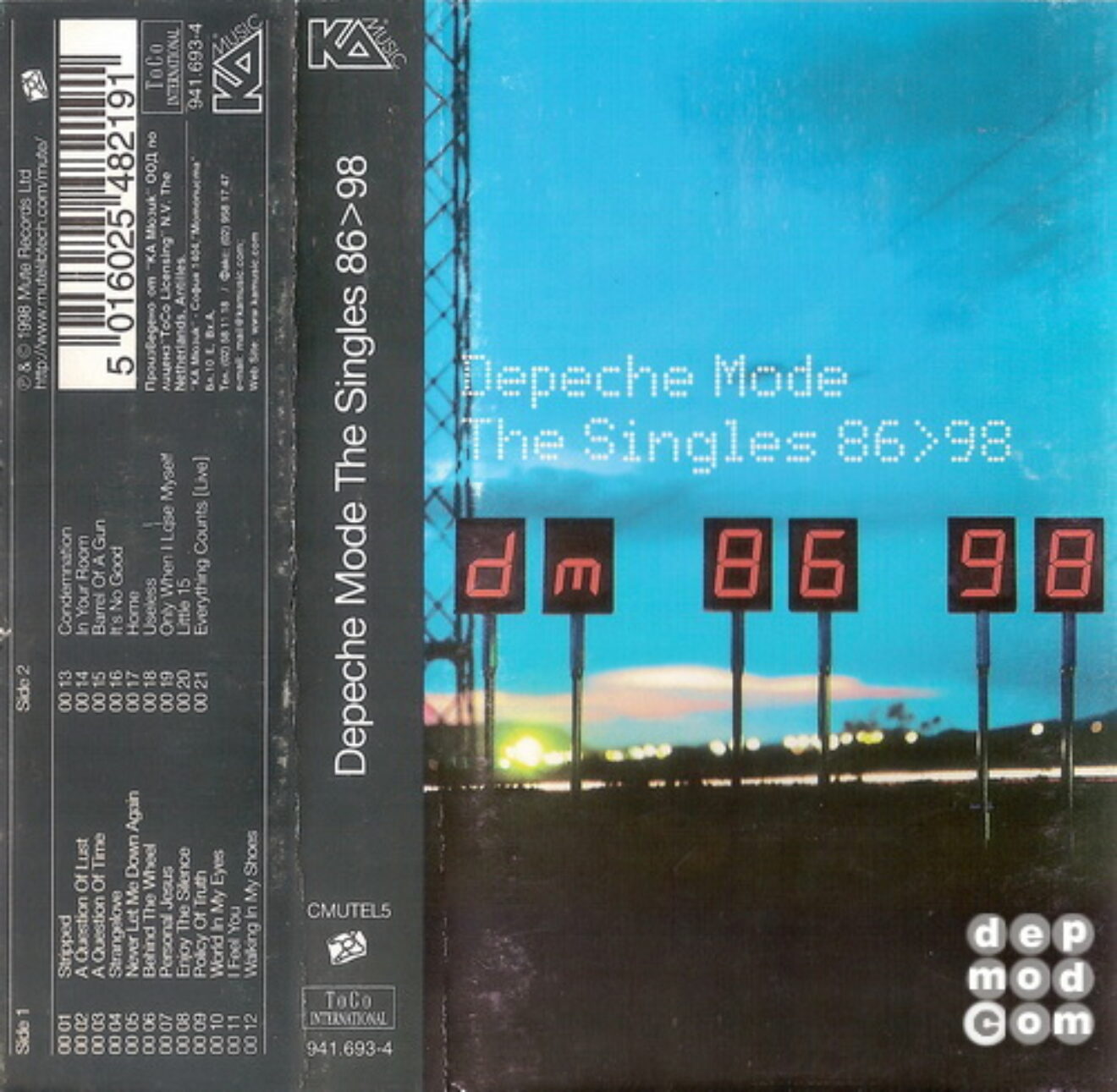 The Singles 86>98 — Depeche Mode Discography
