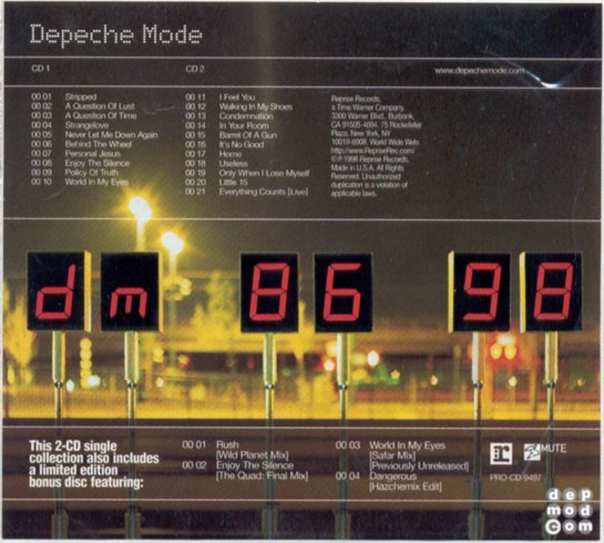 The Singles 86>98 — Depeche Mode Discography