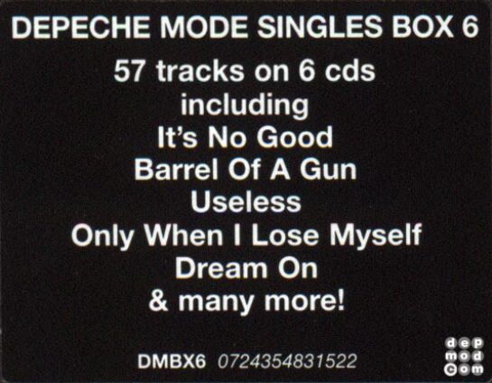 Singles Box 6 (CD 30-36) 7