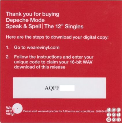 The 12″ Singles | Speak & Spell 6