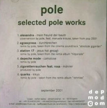 Pole – Selected Pole Works 1