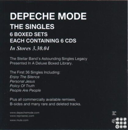 The Singles Sampler CD 2
