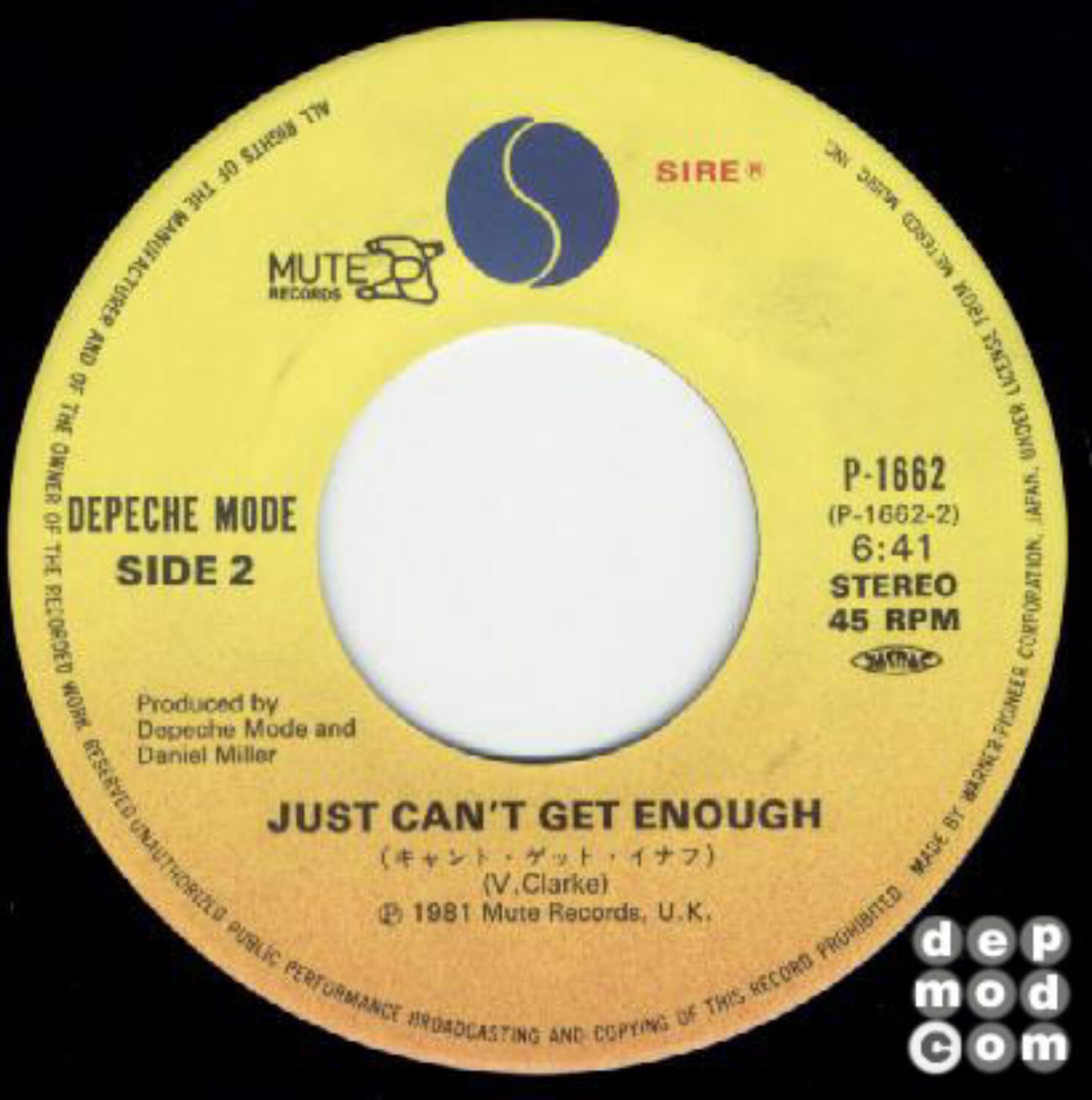 Just Can t Get Enough Depeche Mode Discography