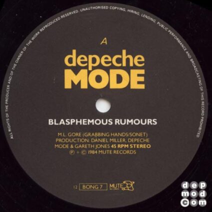 Blasphemous Rumours 8