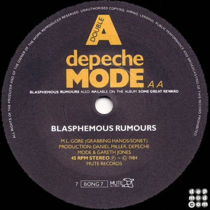 Blasphemous Rumours 4
