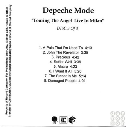 Touring The Angel: Live In Milan 3