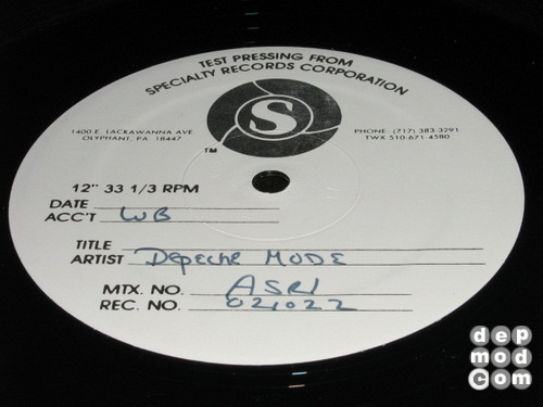 Catalog Number: 0-21022 — Depeche Mode Discography